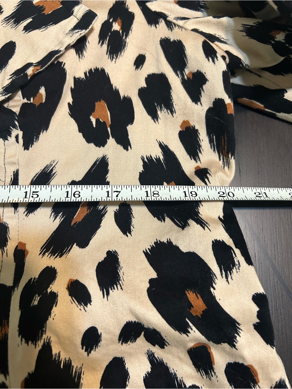 Robert Louis Leopard Print Trench Coat - Beige, Black & Brown - Picture 12 of 13